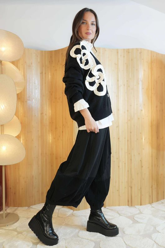 Nonna Cardigan Black /6=